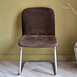 Vintage chair in chrome tubing – 1960s/70s