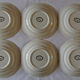 Lot 6 plates with dessert Gien "wedding in the countryside"