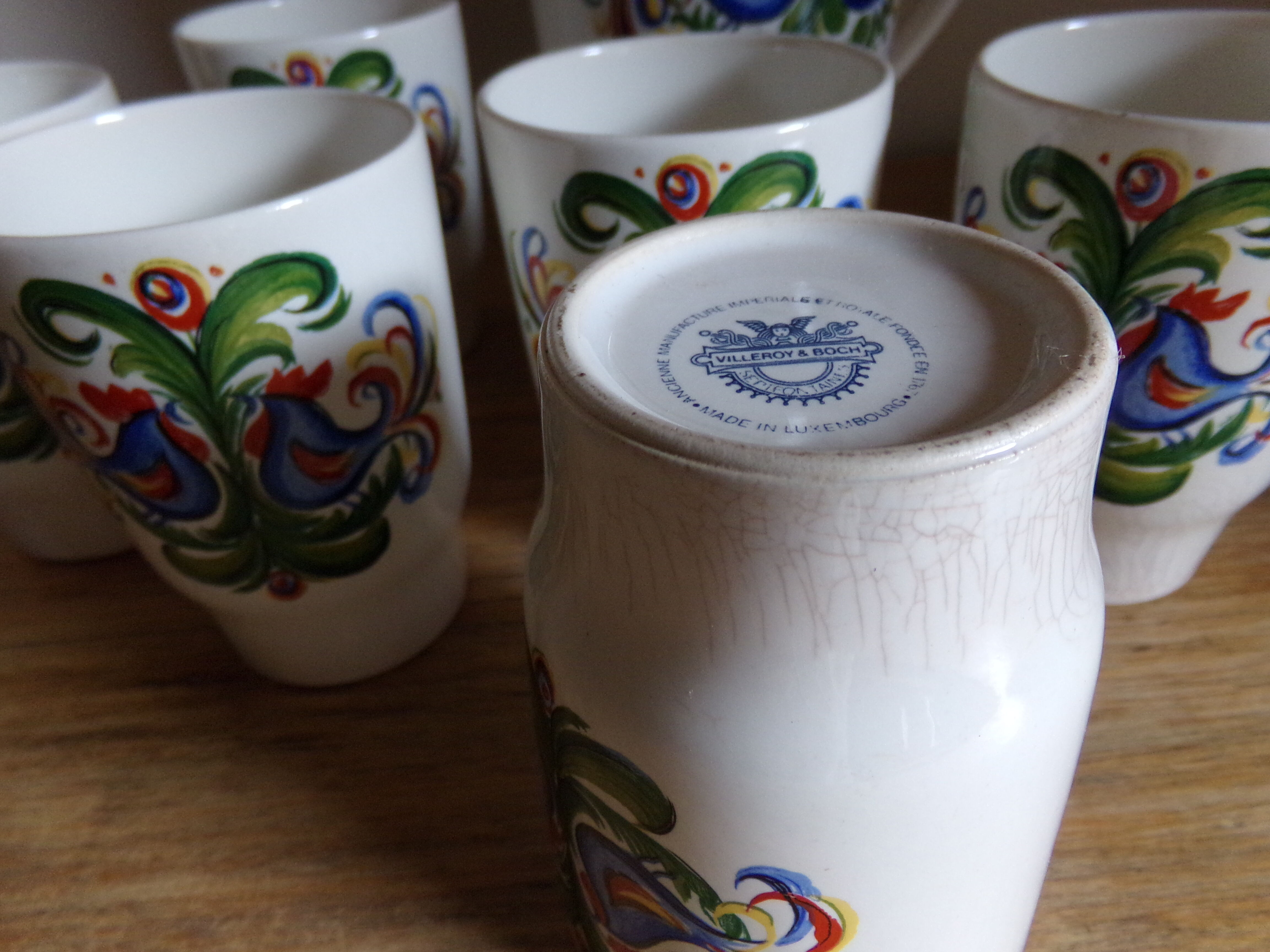 Pichet et verres Villeroy & Boch années 60