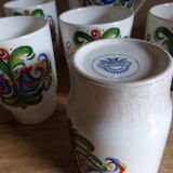 Villeroy & Boch pitcher and glasses from the 60s