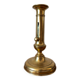 Brass push candle holder