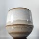 Vintage cache-pot in glazed stoneware