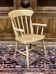 Fauteuil anglais en hêtre des années 1980