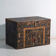 Antique chest painted in pine wood – China, around 1900