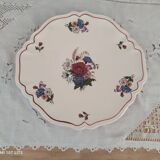 Sarreguemines eared pie or cake dish, Agreste model