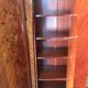 XV style rosewood cabinet decorated with varnished florets