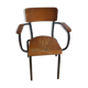 Schoolboy chair with armrests