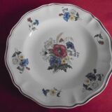 Lot 10 flat plates Digoin Sarreguemines Agreste
