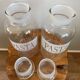 Set of 2 Large Glass Pasta Jars with Stopper Lids, 4 Litre Pasta Containers