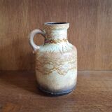 Vintage Set of Four West German Ceramic Vases - Fat Lava - Scheurich - 1960s