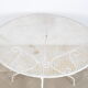 Table de jardin en fer forgé