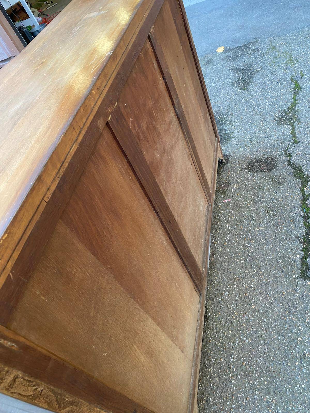 Louise Art Deco Buffet in Walnut Wood, 1950, 140cm