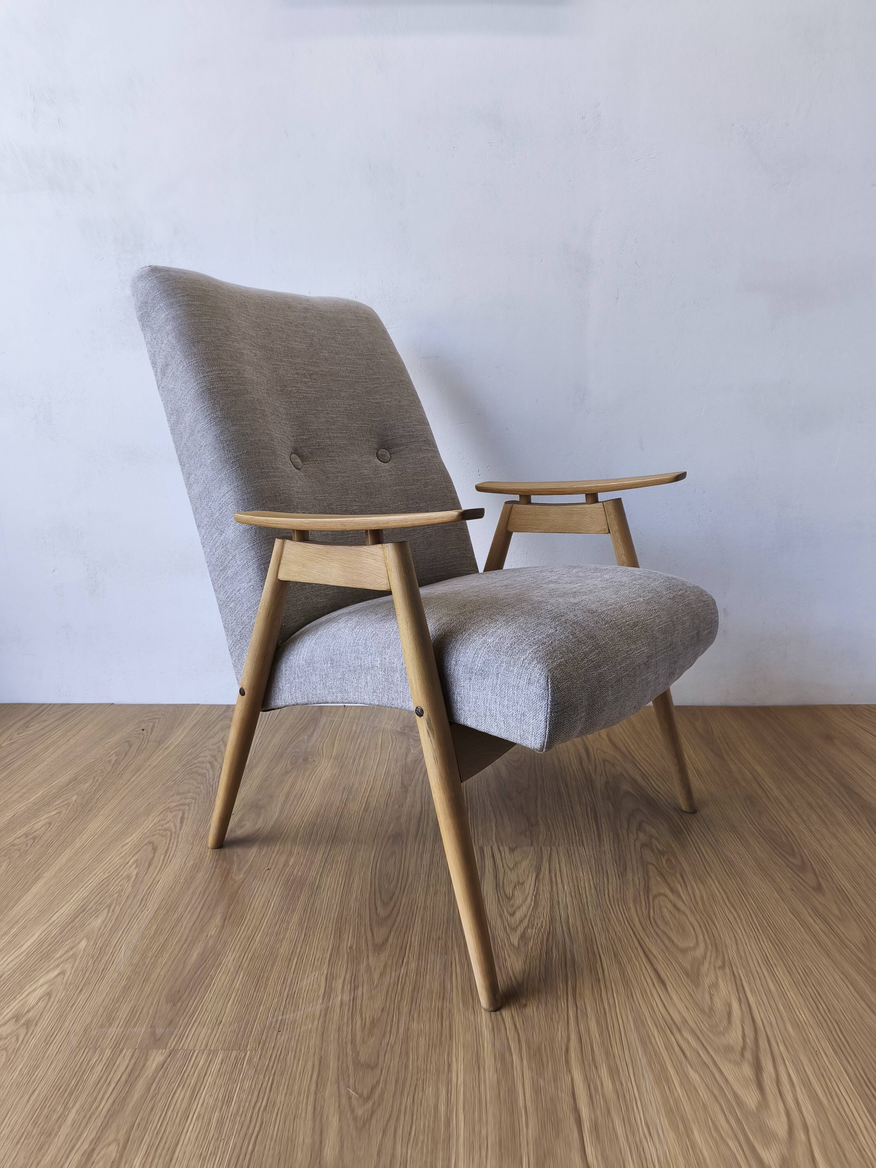 Designer armchair by J. šmidek, 1970s.