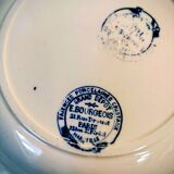 Shallow dish in ironstone