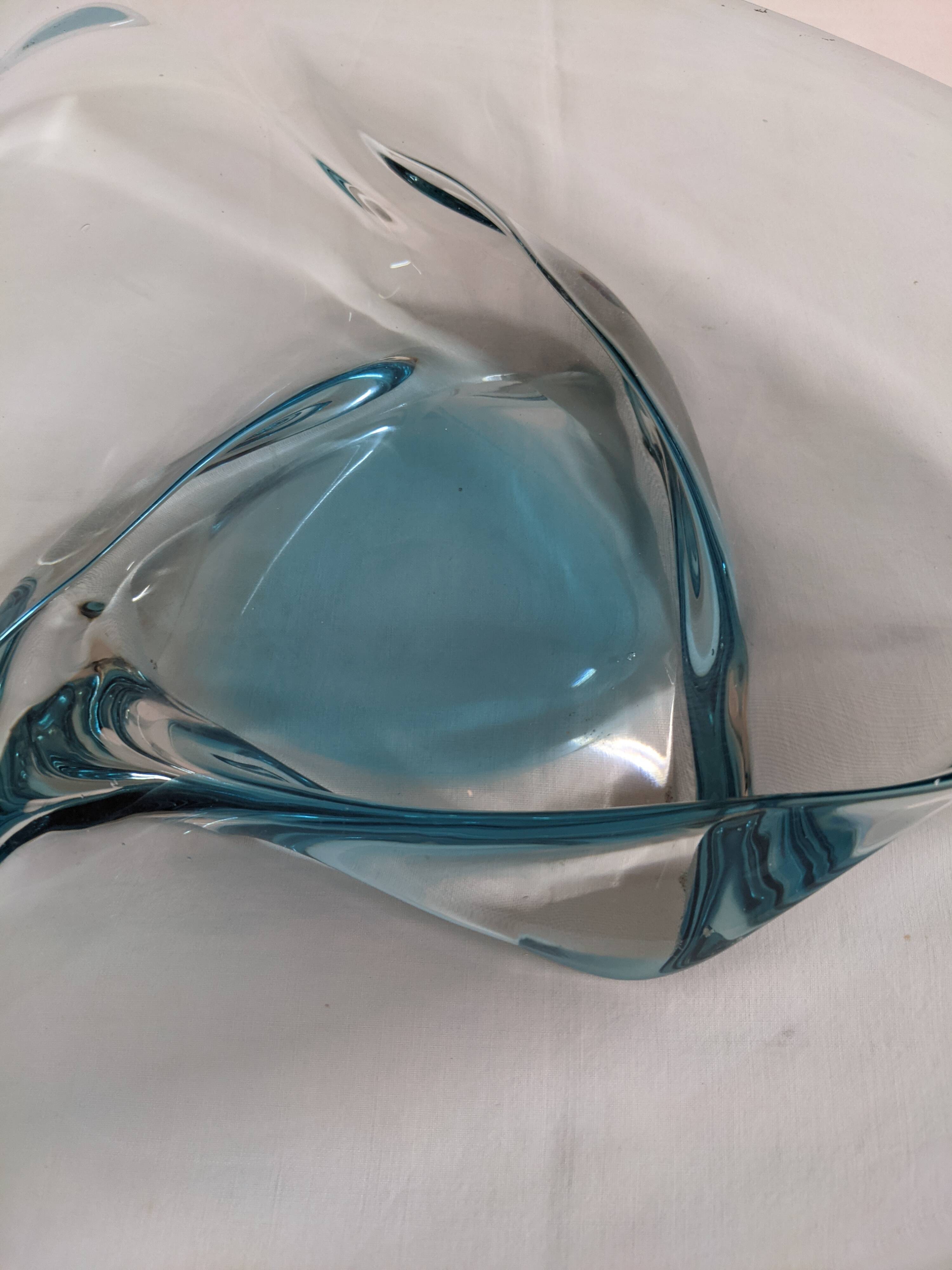 XL Murano glass empty pocket cup, Italy circa 1970