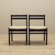 Ensemble de deux chaises en palissandre, design danois, années 1970, fabrication : Danemark