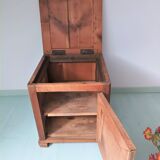 Small solid oak chest