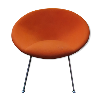 Fauteuil orange Habitat vintage par Philip Treacy