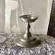Candle holder prick candle in tin punch lion standing