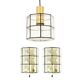 Set of Mid-Century Pendant & 2 Wall Lights from Limburg, Germany, 1960s