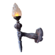 Rare and imposing wall light, torchiere mid-20th century