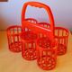 Porte bouteille orange 70s