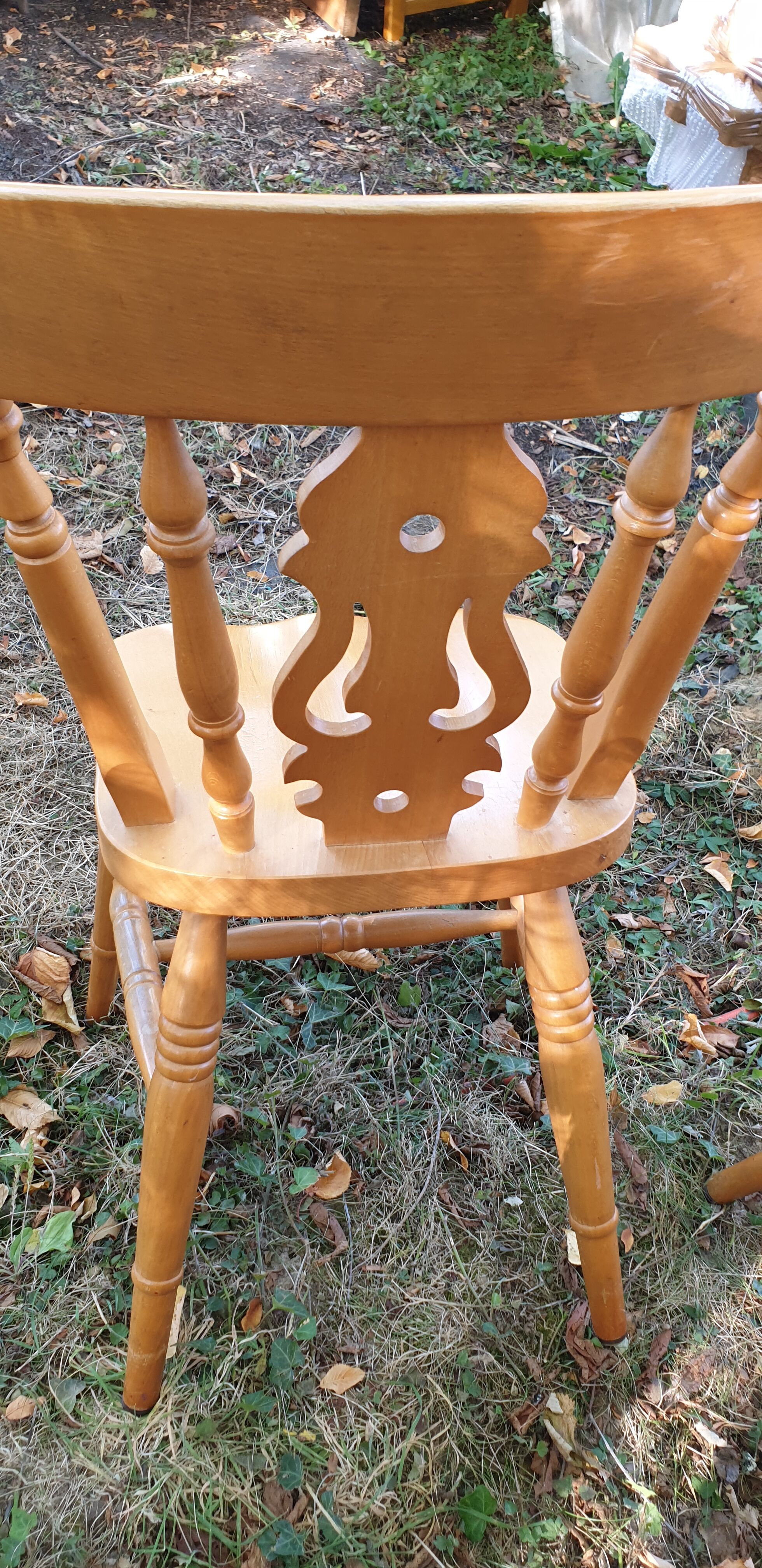 4 chaises western