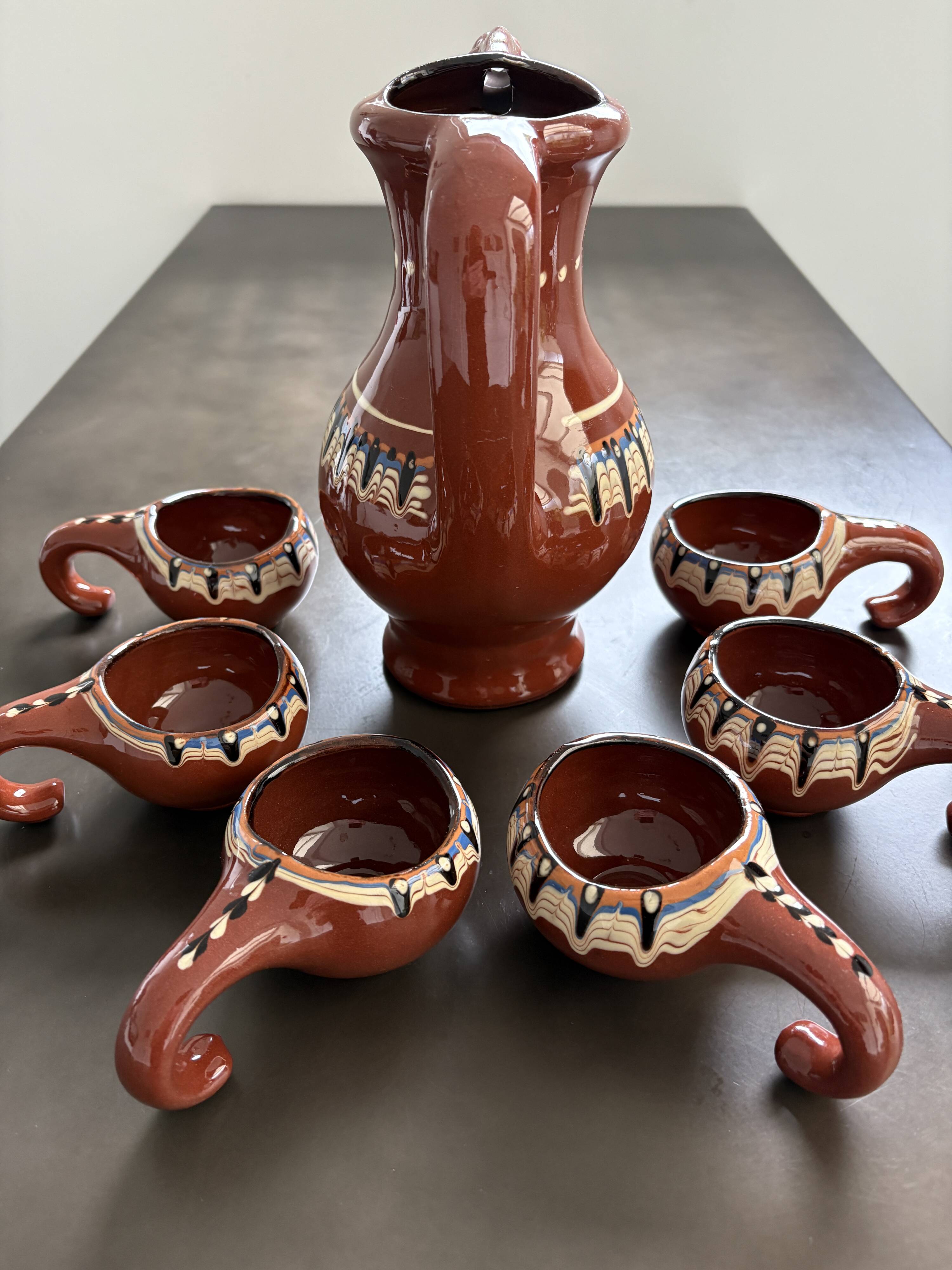 Vintage Bulgarian Drinks Set