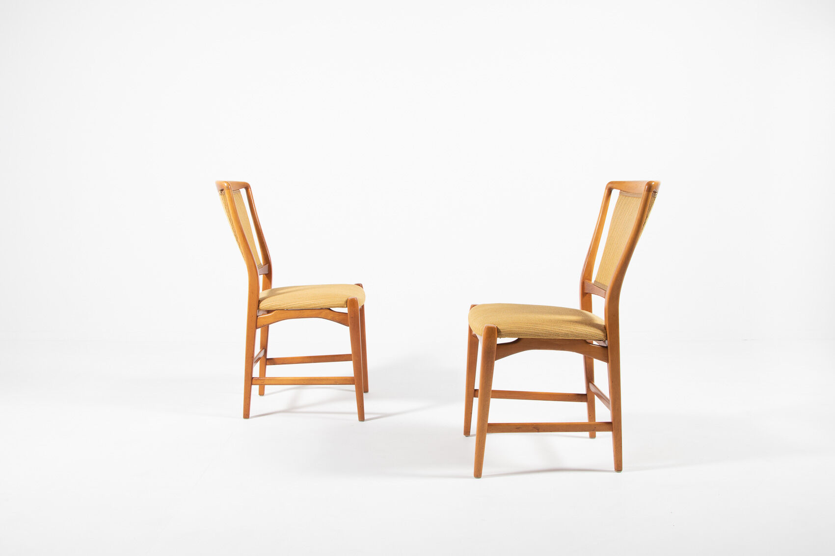 Set of 4 David Rosen chairs for Nordiska Kompaniet 1960