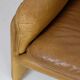 Vintage de Sede DS61 Leather Sofa Couch 70er Design 60er