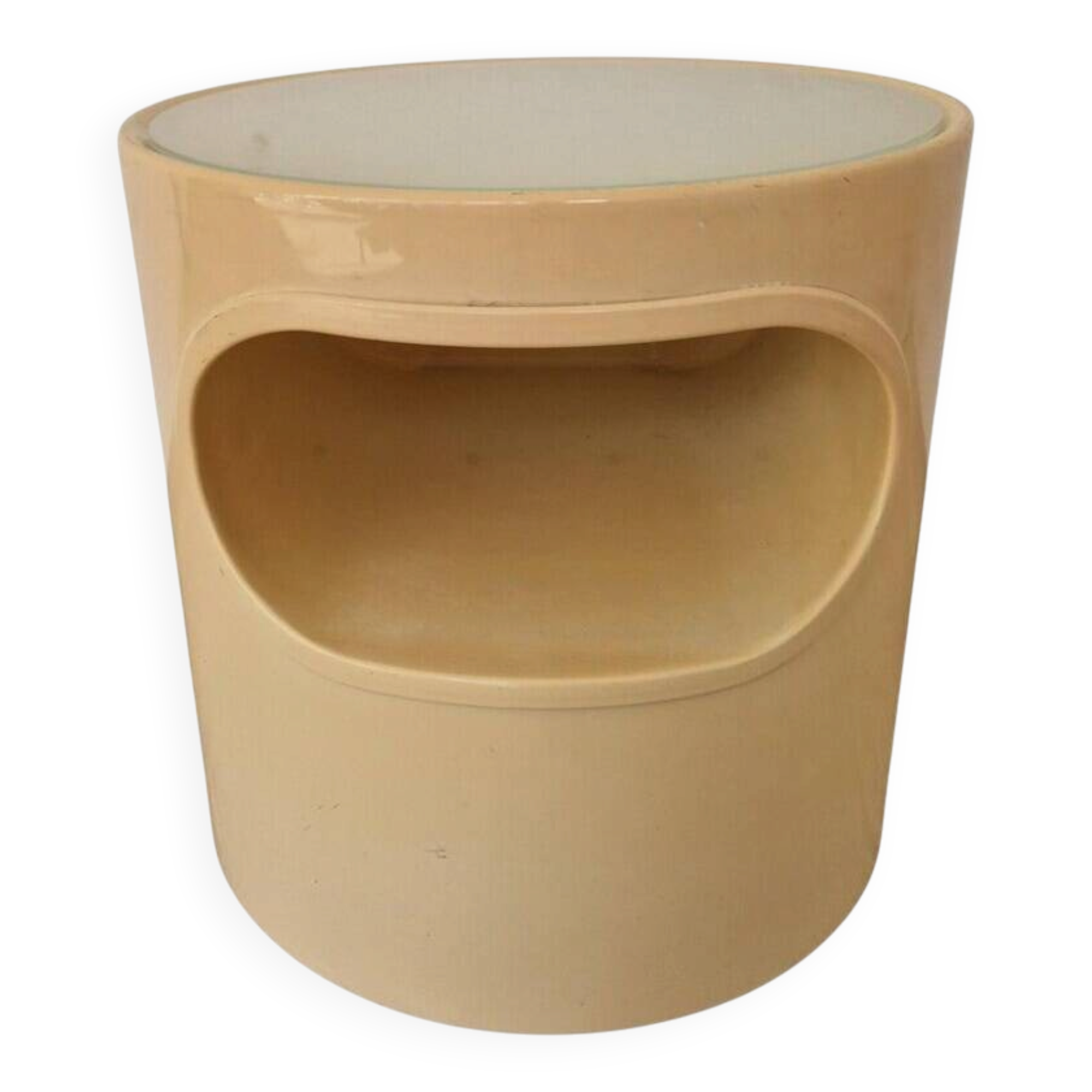 Table d'appoint Space Age par Emma Gismondi pour Artemide, Italie années 60