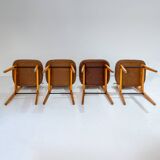 Mid- Century Modern Dining Chairs in Scandinavian Style