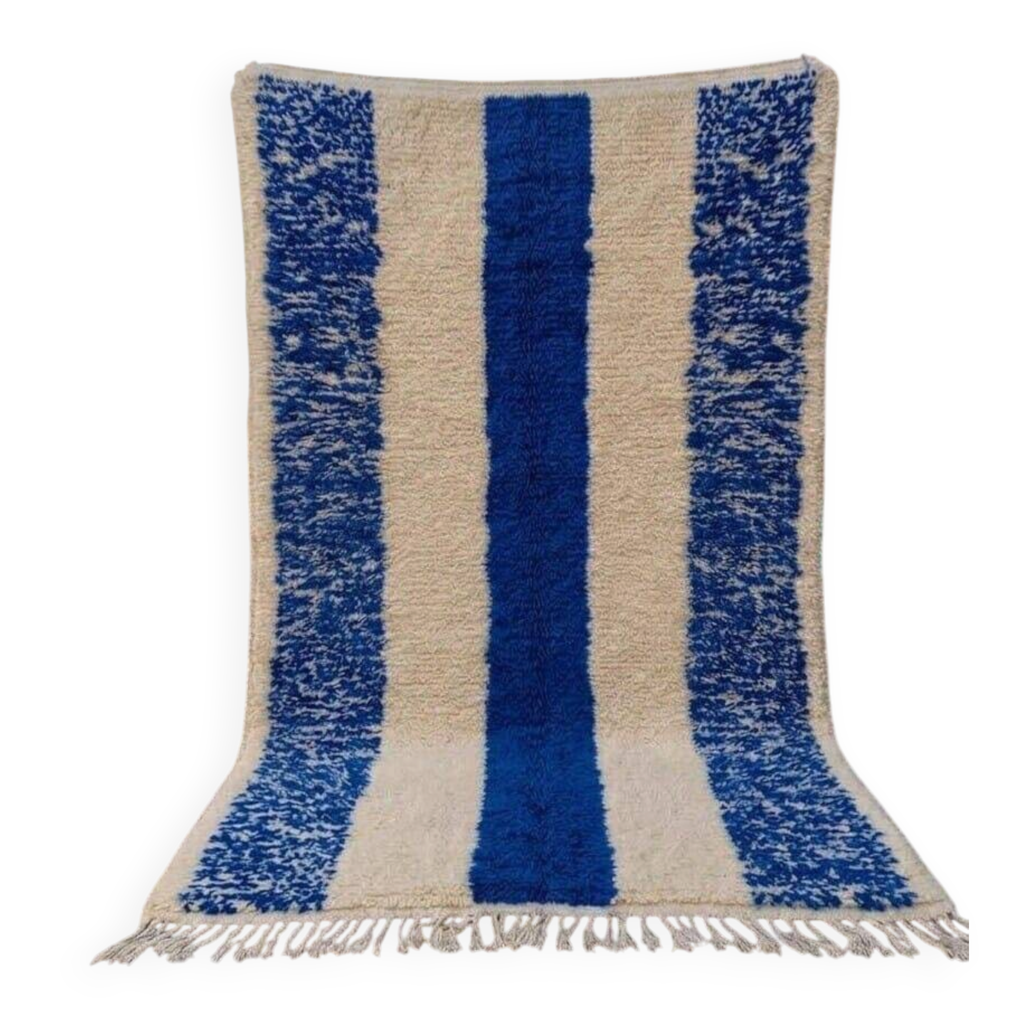 Handmade pure wool rug, custom size 150/250 cm.