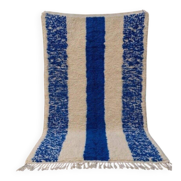 Handmade pure wool rug, custom size 150/250 cm.