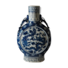 Chine. canton. vase gourde de pèlerin en porcelaine 1900. h20 cm