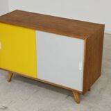 Buffet U-452 jaune et gris par Jiri Jiroutek pour Interier Praha 1960