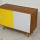 Yellow and grey U-452 sideboard by Jiri Jiroutek for Interier Praha 1960