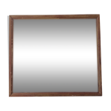 19th century square-format mercury mirror 100x90cm