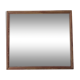 19th century square-format mercury mirror 100x90cm