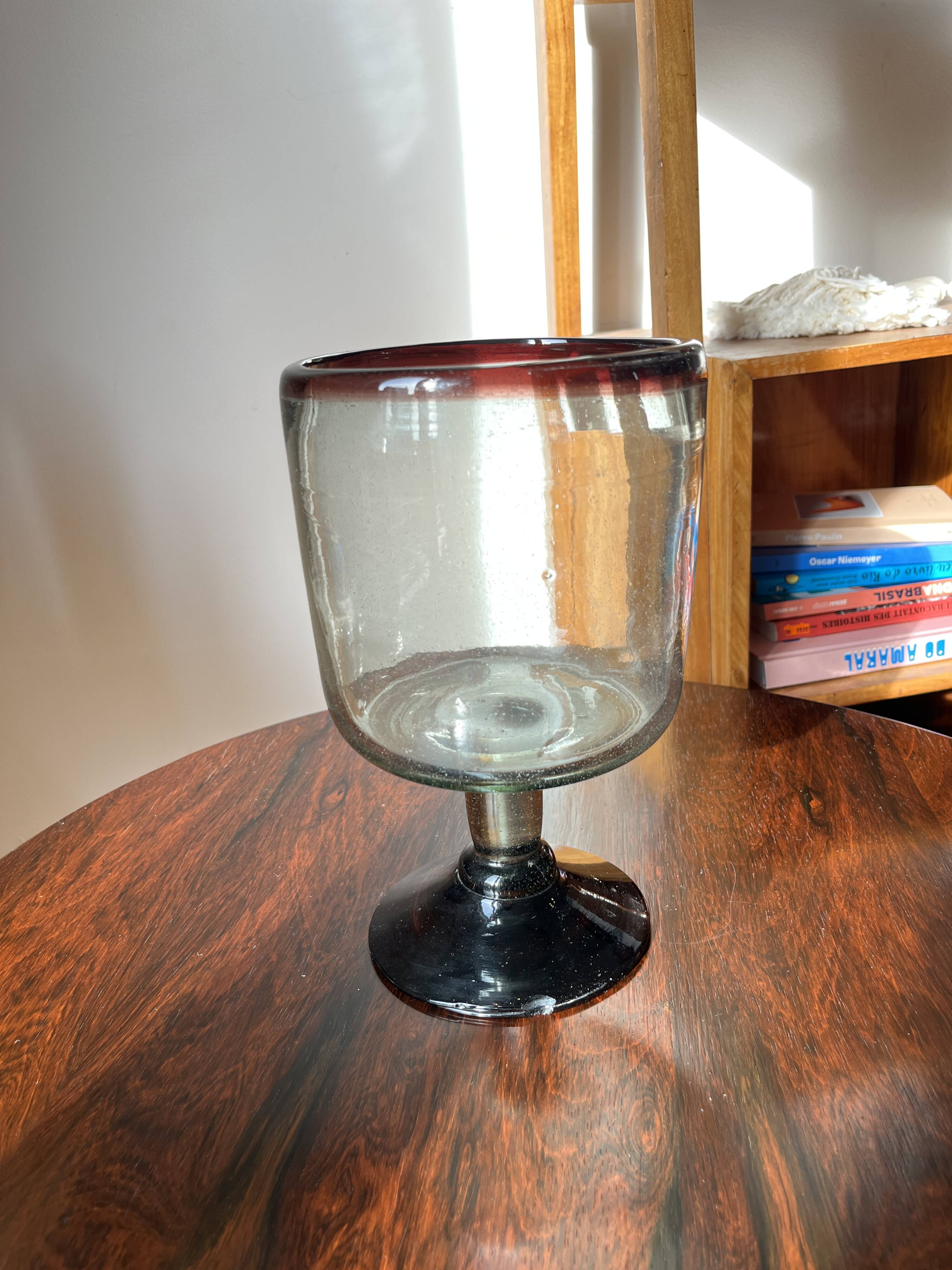 large blown glass bowl Gordes