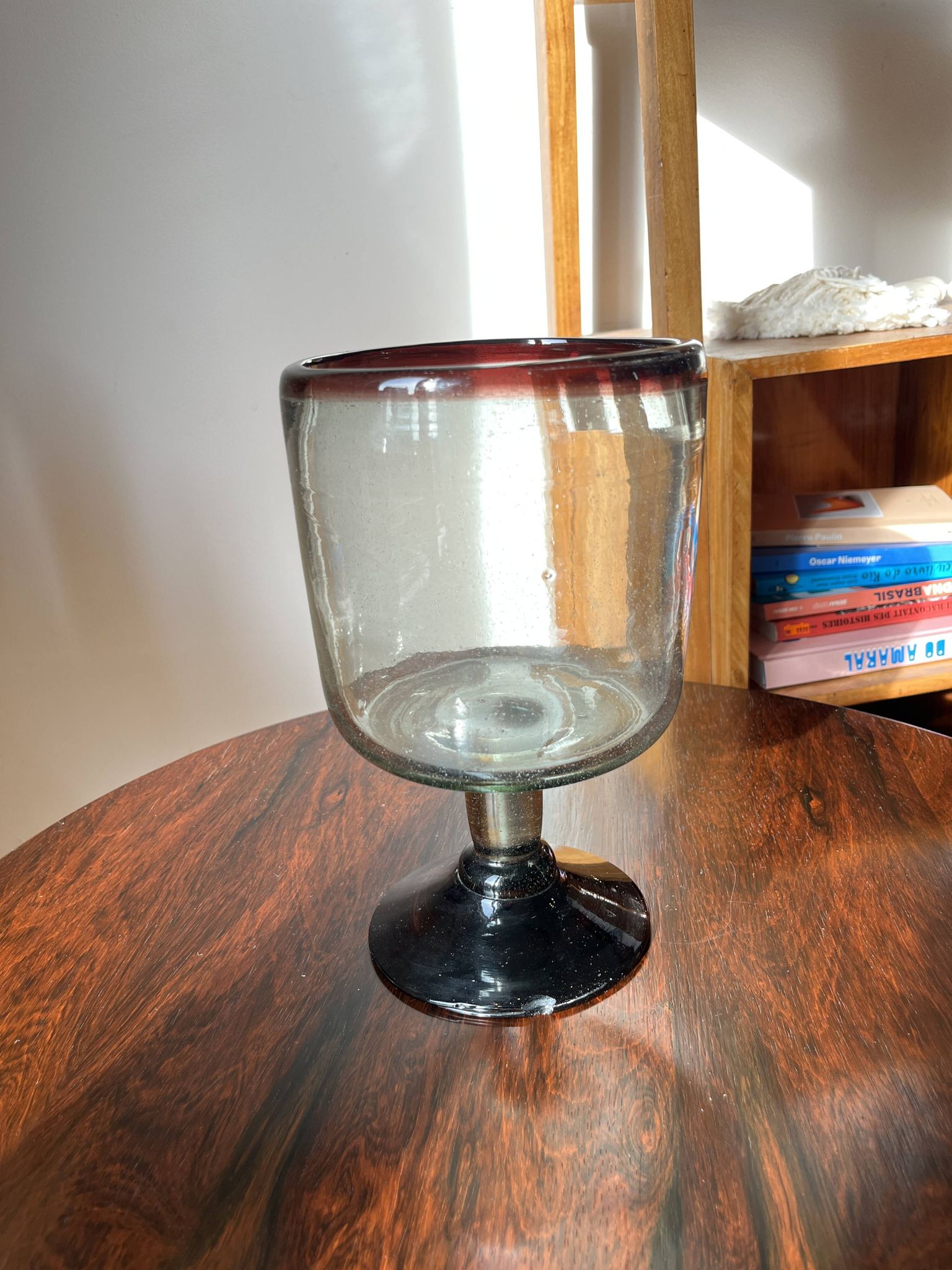 large blown glass bowl Gordes