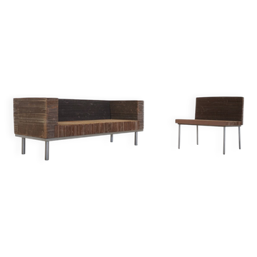 Set of Papel Sofa and Chair by Campana Brothers for Vitra, Switzerland, 1993