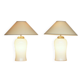 Murano Glass Table Lamps Model Tschung by Ingo Maurer for M Design, 1970s