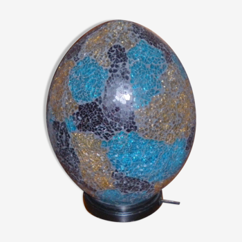 Lampe oeuf mosaïque