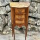 Small Louis XV style marquetry chiffonniere table