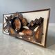 Henrik Horst 1970s brutalist metal wall sculpture