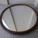 Miroir rond bois