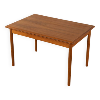 Table à manger extensible en teck, années 1960