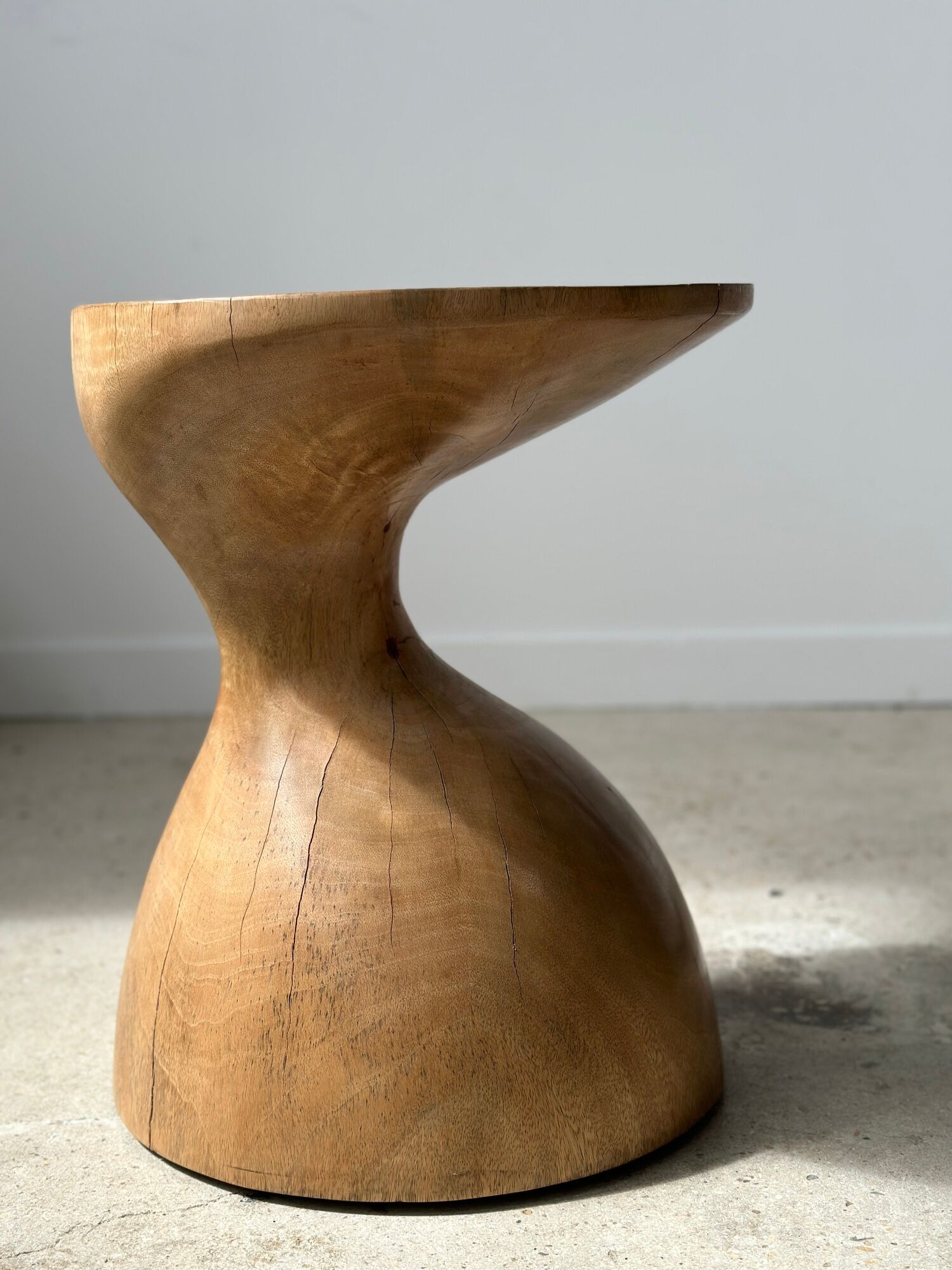 Solid wood sofa end