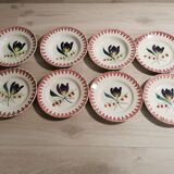 Old flowered plates, Moulin des loups